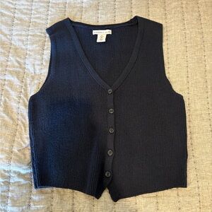 Sincerely Jules Deep Blue Knit Vest